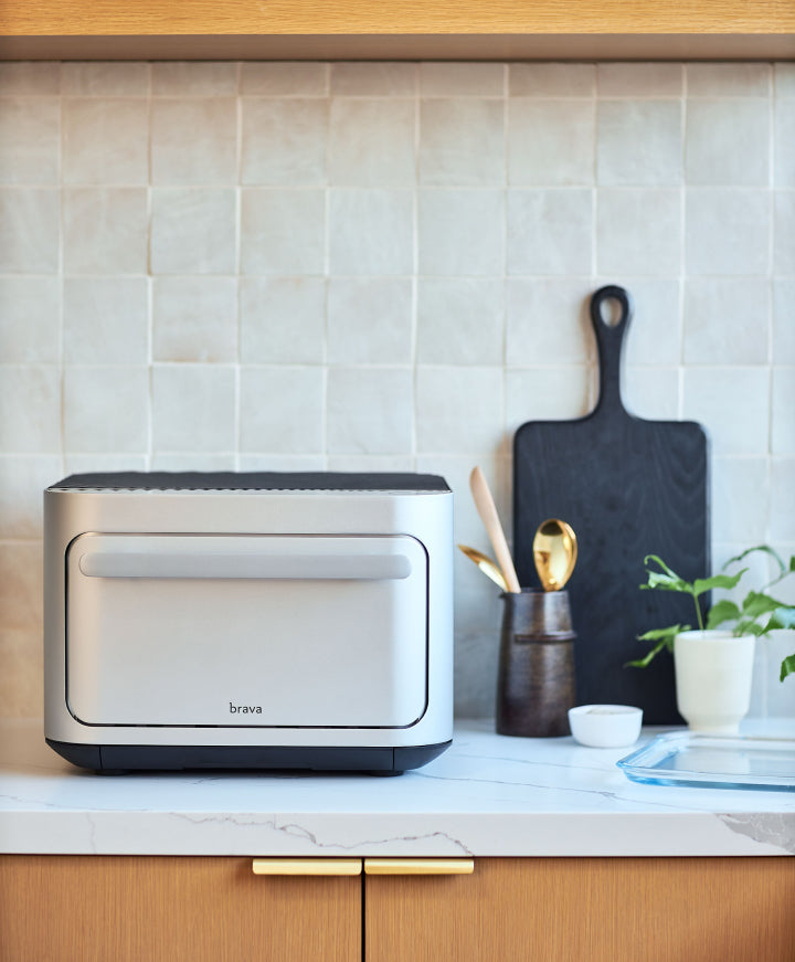 Brava sitting on a modern counter